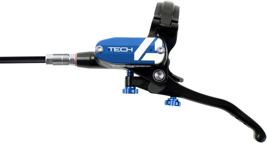 Hope Tech 4 E4 Disc Brake and Lever Set - Rear Hydraulic Post Mount Blue