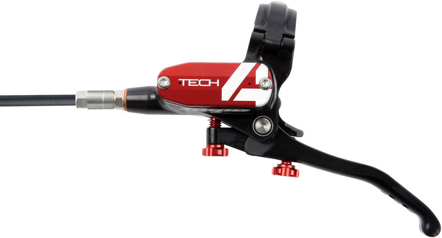 Hope Tech 4 E4 Disc Brake and Lever Set - Front Hydraulic Post Mount Red