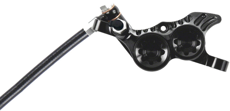 Hope Tech 4 V4 Disc Brake and Lever Set - Front Hydraulic Post Mount Black