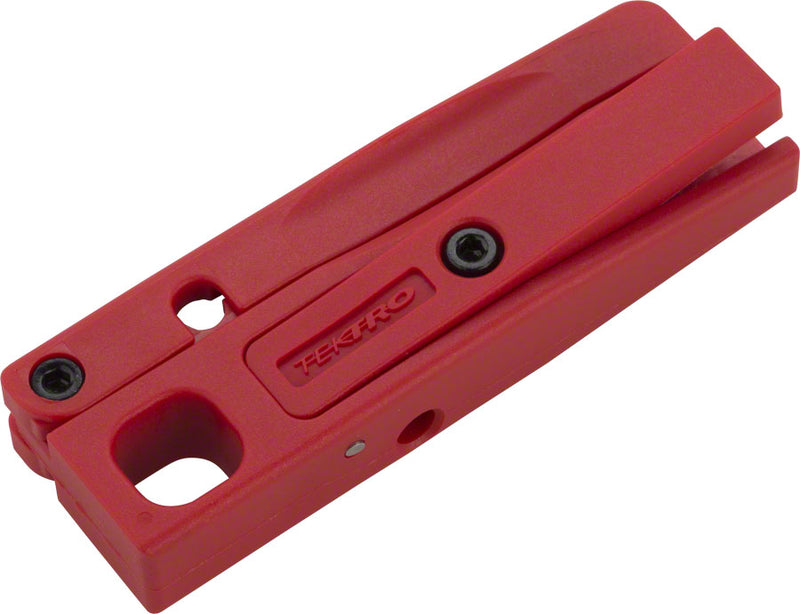 Tektro Disc Brake Hose Cutting Tool and Insert Press: Red