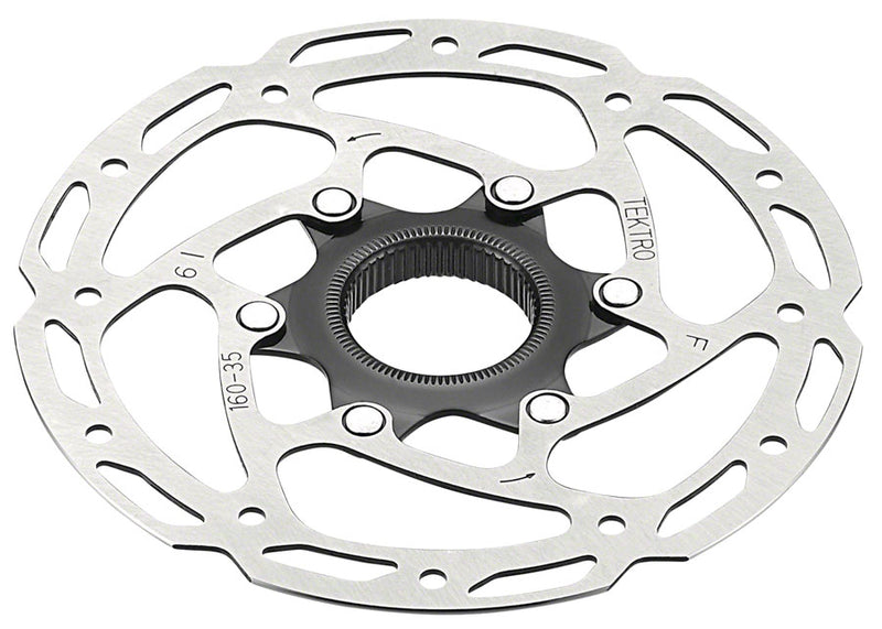 Tektro TR140-35 Disc Brake Rotor - 140mm Center-Lock Silver