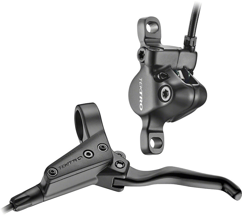 Tektro HD-T280 Disc Brake and Lever - Front Hydraulic Post Mount Black