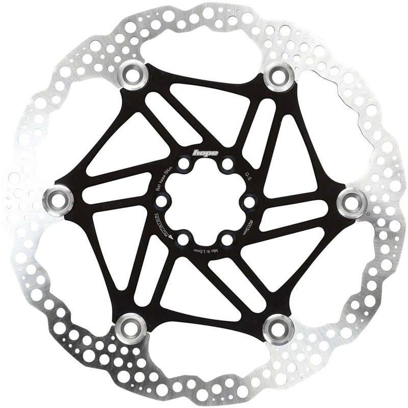 Hope Floating Disc Brake Rotor - 203mm 6-Bolt Black