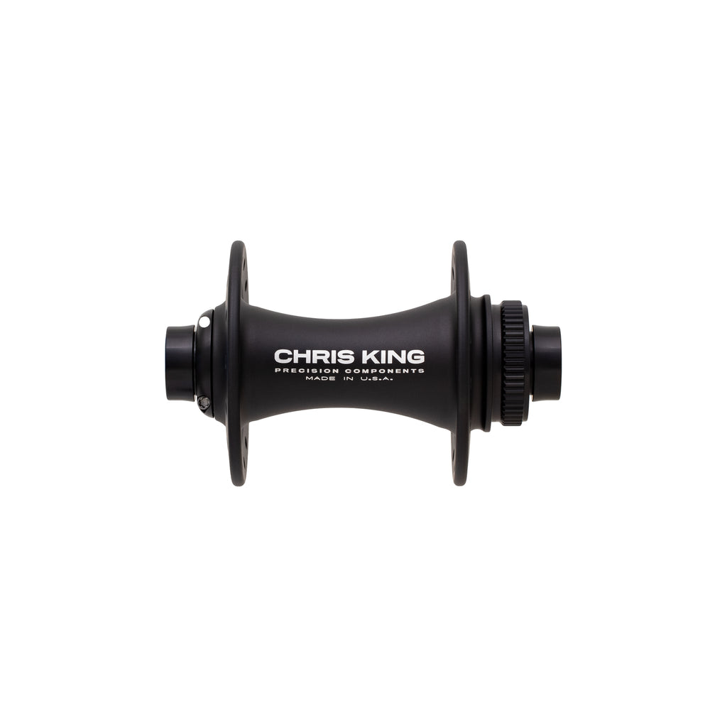 Chris King Boost Centerlock Front Hub - Matte Black, 32h, 15 x 110mm