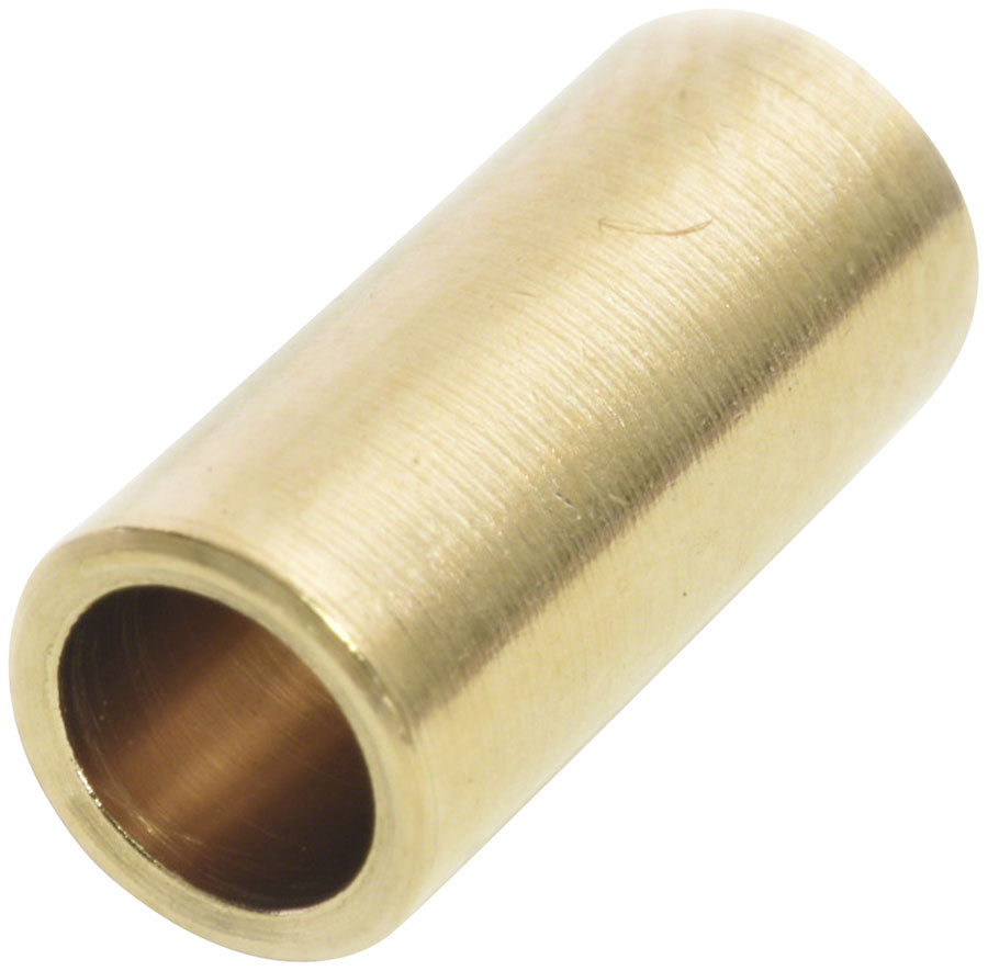 Wheels Manufacturing Cable Housing Ferrule - Brass 4mm Bottle of 300