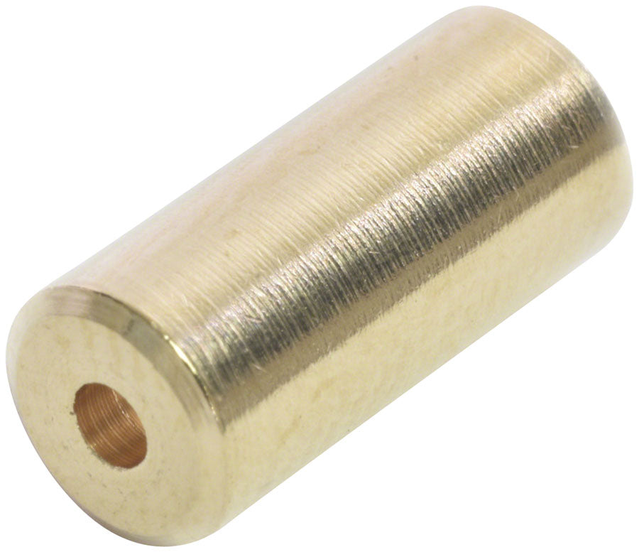 Wheels Manufacturing Cable Housing Ferrule - Brass 5mm Bottle of 300