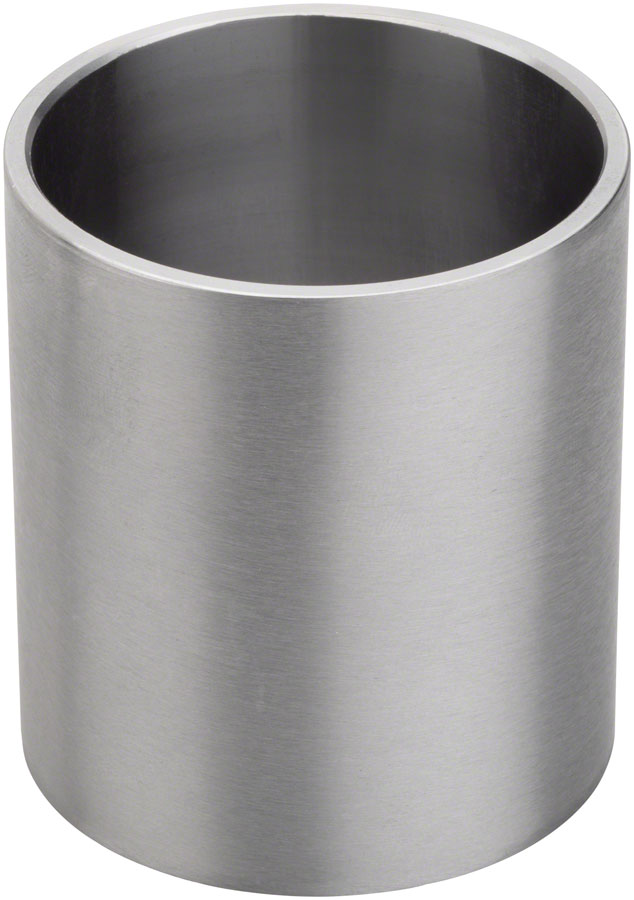 Problem Solvers Eccentric Bottom Bracket Shell 54mm diameter 66mm width Silver