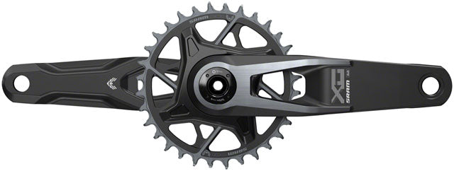 SRAM X0 Eagle T-Type Wide Crankset - 170mm, 12-Speed, 32t Chainring, Direct Mount, 2-Guards, DUB Spindle Interface, Black - Open Box, New