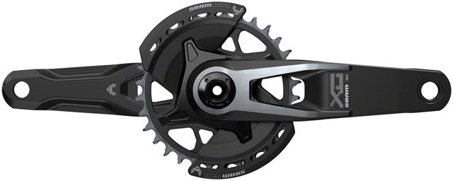 SRAM X0 Eagle T-Type Wide Crankset - 170mm, 12-Speed, 32t Chainring, Direct Mount, 2-Guards, DUB Spindle Interface, Black - Open Box, New