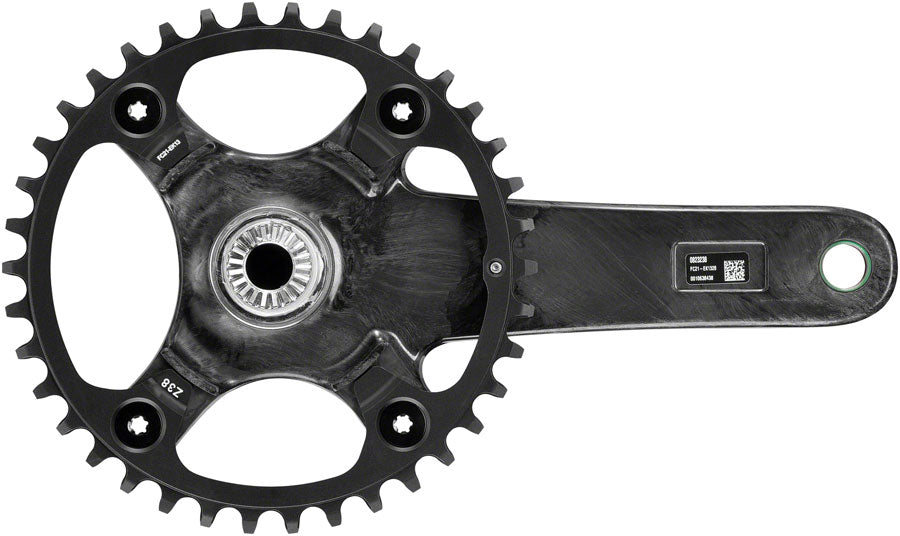 Campagnolo EKAR Crankset - 170mm, 13-Speed, 38t, 123mm BCD, Campagnolo Ultra-Torque Spindle Interface, Carbon - Open Box, New