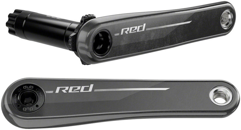 SRAM RED 1x XPLR Wide Crank Arm Assembly - 172.5mm 13-Speed 8-Bolt Direct Mount DUB Spindle Natural Carbon E1