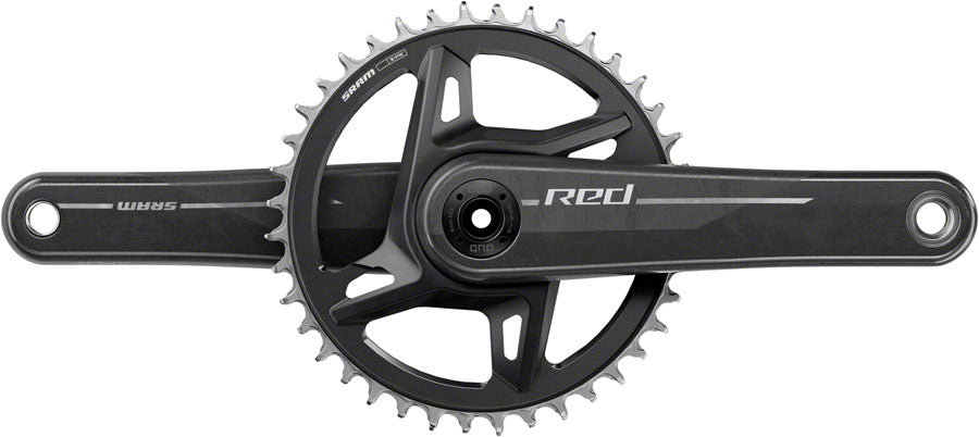 SRAM RED 1x XPLR Wide Crankset - 175mm 13-Speed 42t 8-Bolt Direct Mount DUB Spindle Natural Carbon E1