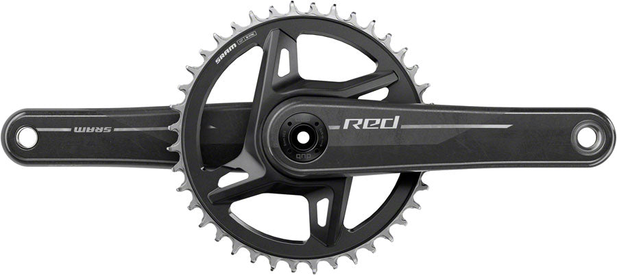 SRAM RED 1x XPLR Wide Crankset - 172.5mm 13-Speed 40t 8-Bolt Direct Mount DUB Spindle Natural Carbon E1