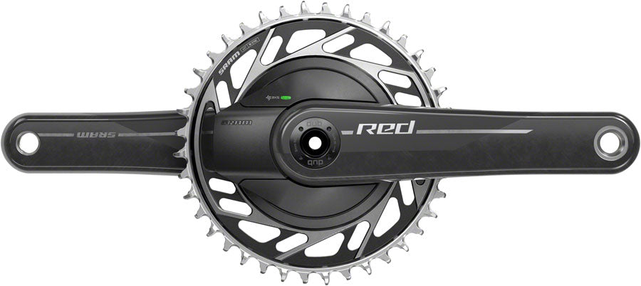 SRAM RED 1x XPLR AXS Power Meter Wide Crankset - 175mm 13-Speed 40t Threaded Mount 8-Bolt PM Spider DUB Spindle Natural Carbon E1