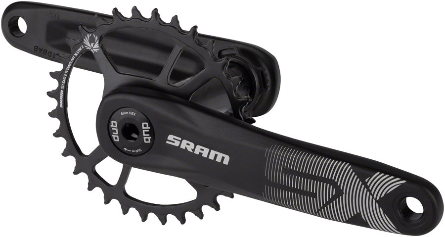 SRAM SX Eagle Boost Crankset - 175mm, 12-Speed, 32t, Direct Mount, DUB Spindle Interface, Black, A1 - Open Box, New