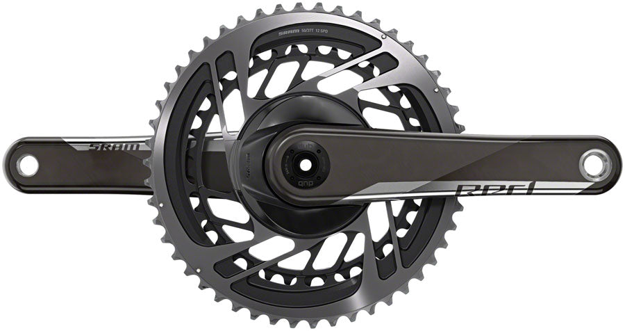 SRAM RED AXS Crankset - 167.5mm 12-Speed 46/33t Direct Mount DUB Spindle Interface Natural Carbon D1