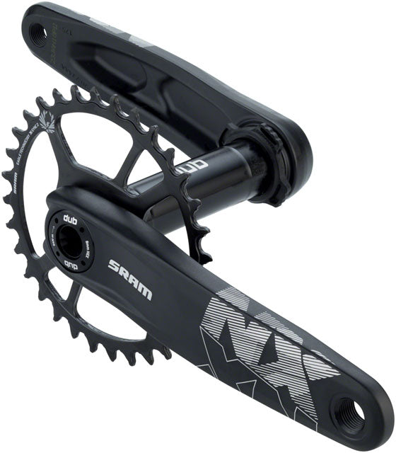 SRAM NX Eagle Crankset - 175mm, 12-Speed, 30t, Direct Mount, DUB Spindle Interface, Black - Open Box, New