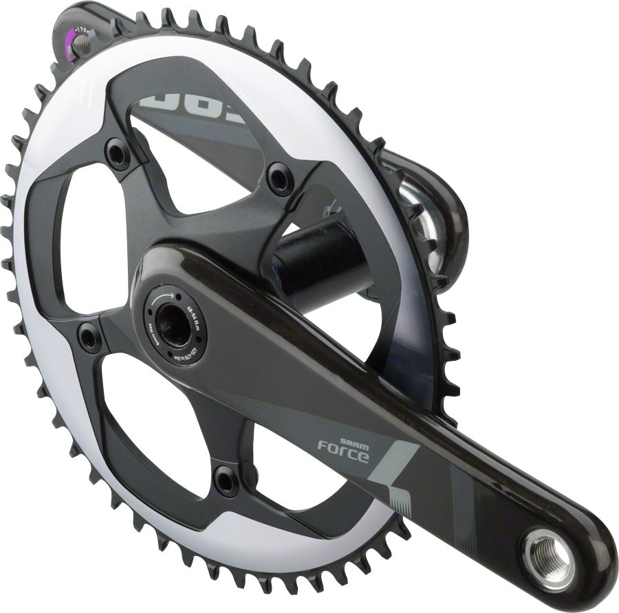 SRAM Force 1 Crankset - 170mm 10/11-Speed 52t 130 BCD BB30/PF30 Spindle Interface BLK