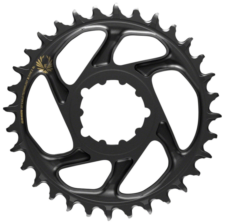 SRAM X-Sync 2 Eagle SL Direct Mount Chainring 34T Boost 3mm Offset BLK Gold Logo - Open Box, New