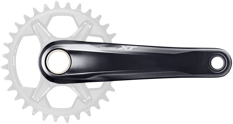 Shimano Deore XT FC-M8100-1 Crankset - 170mm, 12-Speed, 1x, Direct Mount, Hollowtech II Spindle Interface, Black - Open Box, New