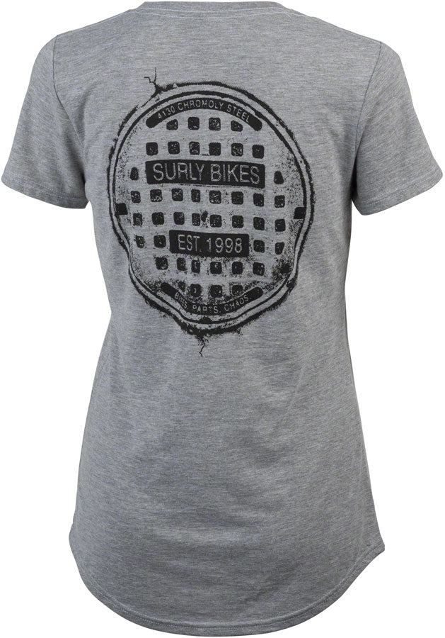 Surly The Ultimate Frisbee Womens T-Shirt - Gray 2X-Large