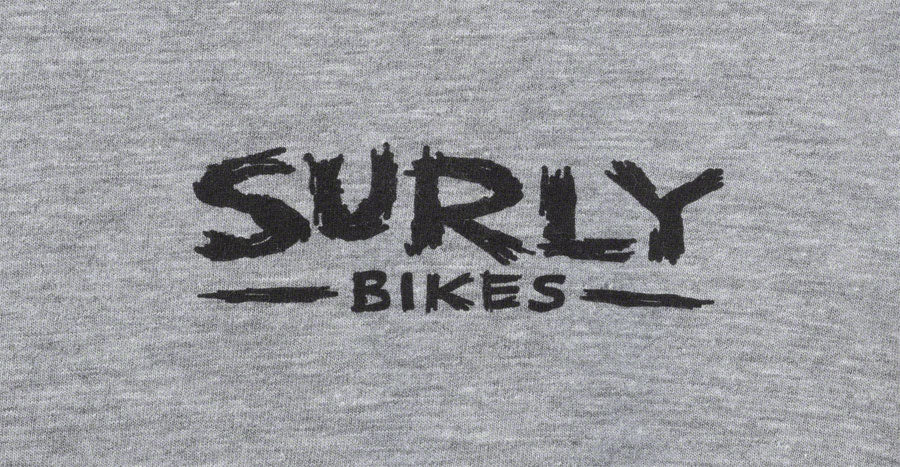 Surly The Ultimate Frisbee Womens T-Shirt - Gray Medium