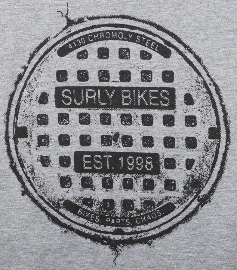 Surly The Ultimate Frisbee Womens T-Shirt - Gray Medium