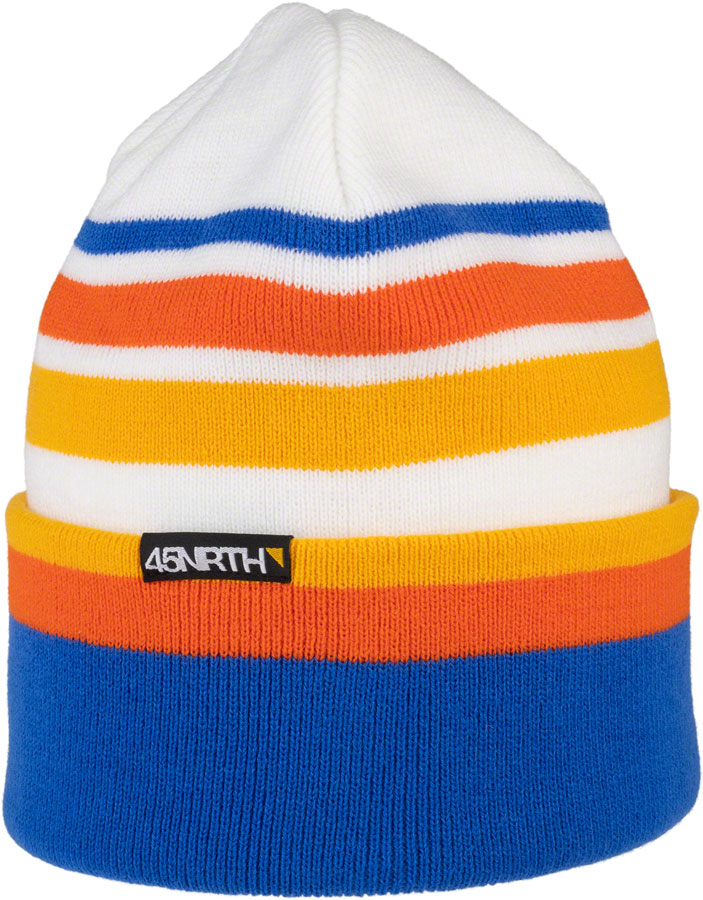 45NRTH Dawning Beanie - Yellow/Orange/Blue One Size