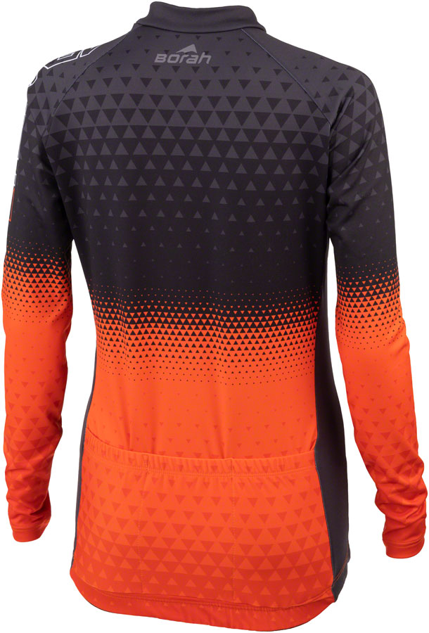 45NRTH Last Light Thermal Long Sleeve Jersey - Womens Orange/Black Small