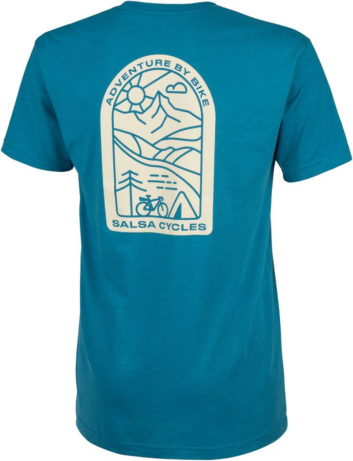 Salsa Mens Campout T-Shirt - Medium Teal