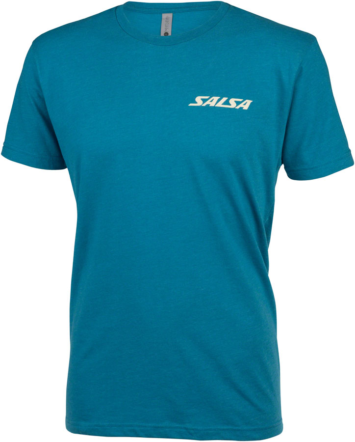 Salsa Mens Campout T-Shirt - Small Teal