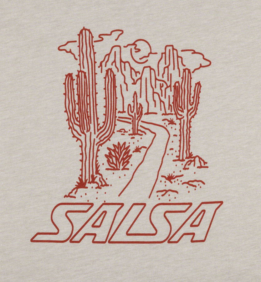 Salsa Womens Sky Island T-Shirt - Medium Natural