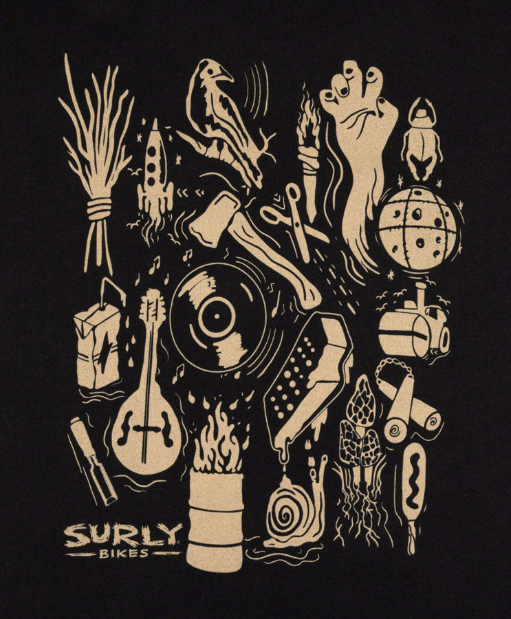 Surly Stamp Collection Womens T-Shirt - Black X-Large