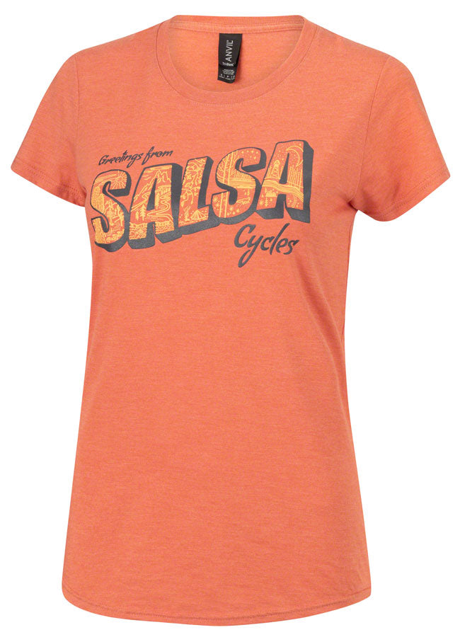 Salsa Wish You Were Here T-Shirt - Womens Orange X-Large