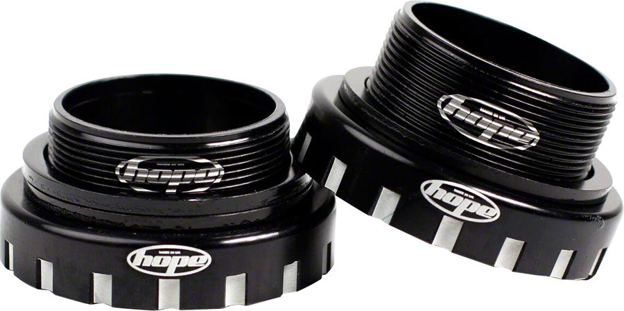 Hope BSA30 Threaded Bottom Bracket - 68/73/83/100/120mm For 30mm Spindle Stainless BLK