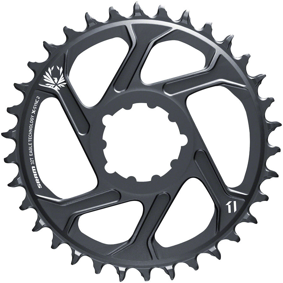 SRAM 32T X-Sync 2 SL Direct Mount Eagle Chainring 3mm Boost Offset, Lunar Gray - Open Box, New