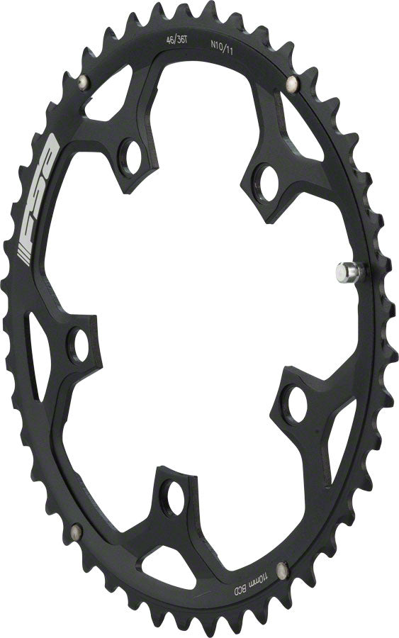 Full Speed Ahead Pro Road Chainring - 46t 110 BCD Aluminum N11 Black