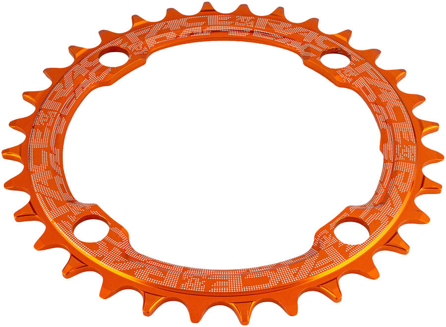 RaceFace 1x Narrow Wide Chainring - 36t 104 BCD 10-12 Speed 7075 Aluminum Orange