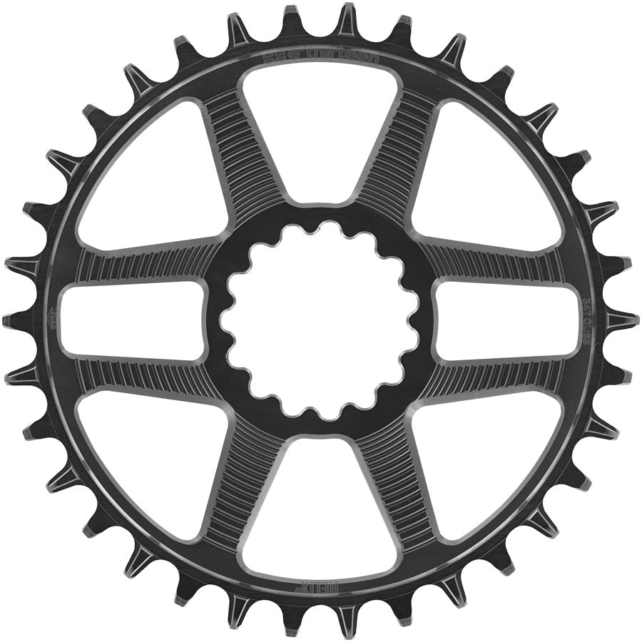 e*thirteen Helix R Chainring - 30t 11/12-Speed 52/55mm Flip Flop CL 3.5mm Offset e*thirteen DM BLK