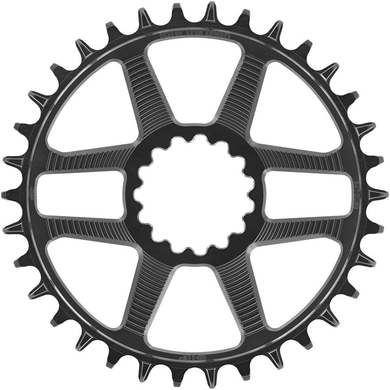 e*thirteen Helix R Chainring - 34t 11/12-Speed 52/55mm Flip Flop CL 3.5mm Offset e*thirteen DM BLK