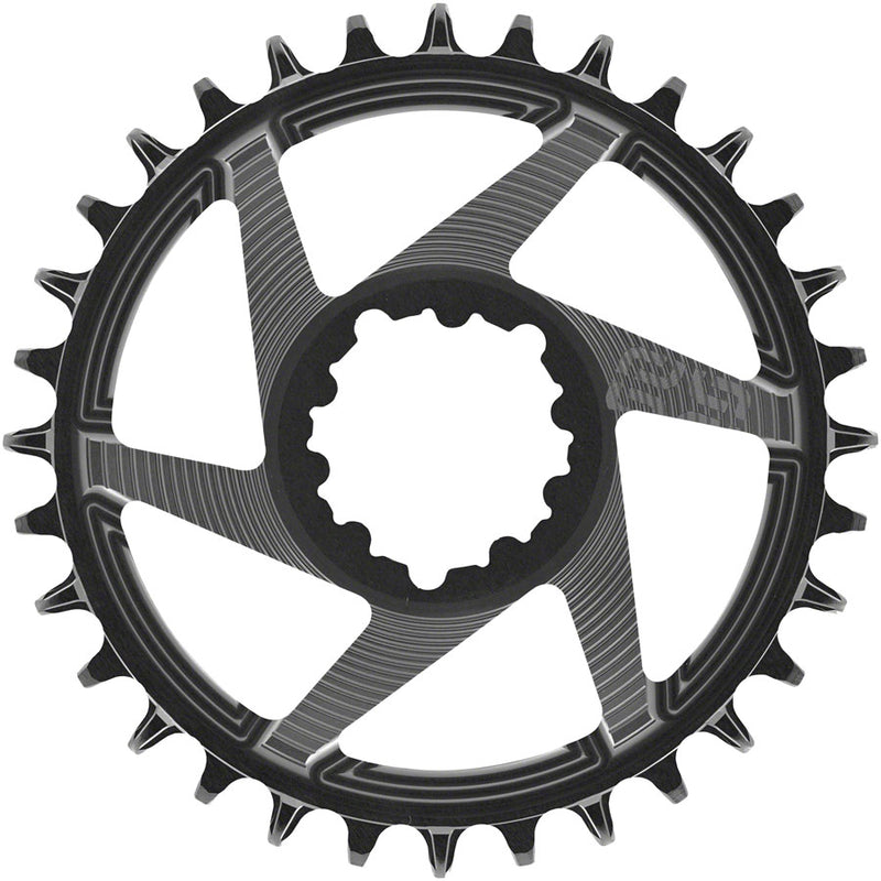 e*thirteen Helix R Chainring - 32t 11/12-Speed 3mm Offset SRAM 3-Bolt DM BLK