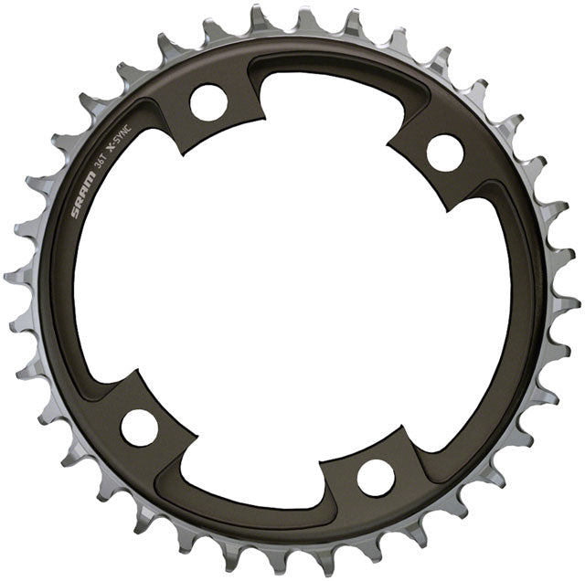 SRAM 40 Tooth 107mm BCD x 4-Bolt 1x12-Speed X-Sync Chainring, Blast Black - Open Box, New