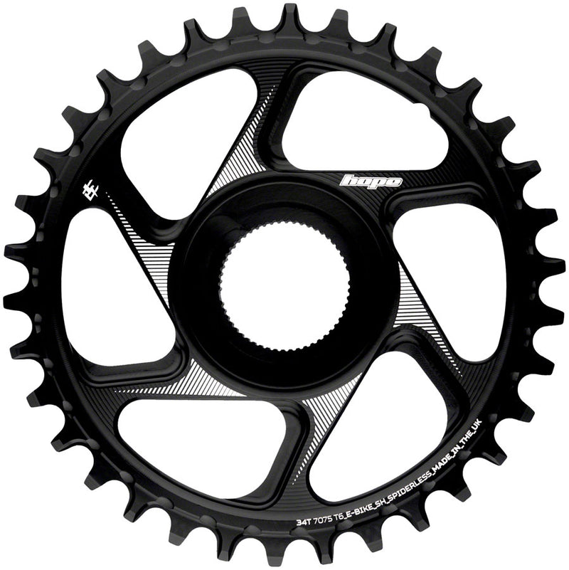 Hope Shimano eBike Chainring - 36t Black