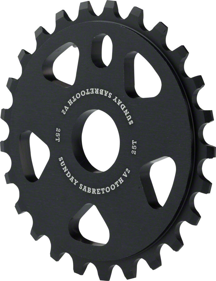 Sunday Sabretooth V2 Sprocket - 25t Black