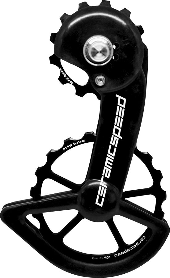 CeramicSpeed Shimano 9100/9150 Oversized Pulley Wheel System Alloy Pulley Carbon Cage BLK