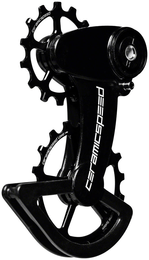 CeramicSpeed Oversized Pulley Wheel System SRAM 1 x 11 Type 3 Derailleurs - Alloy Pulley Carbon Cage BLK