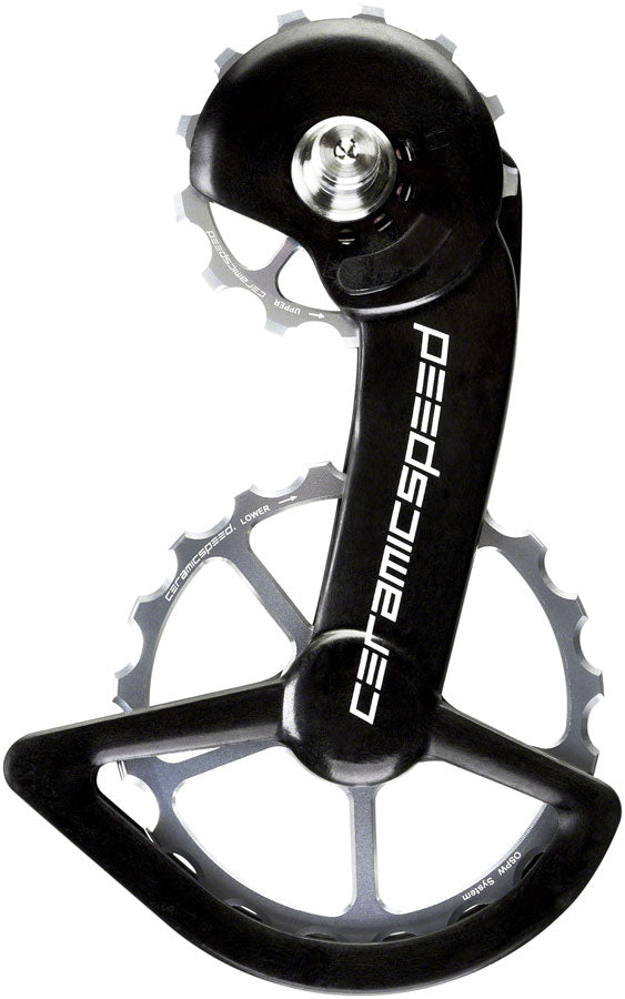 CeramicSpeed Oversized Pulley Wheel System Shimano 9100/8000 Series – Coated Bearings Alloy Pulley Carbon Cage Silver