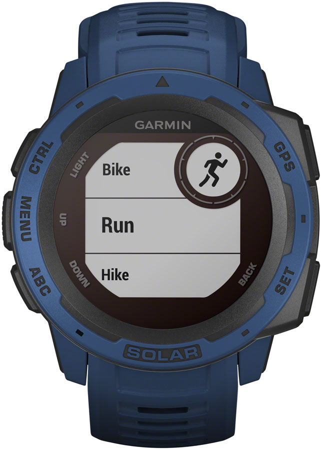 Garmin Instinct Solar GPS Watch - Tidal Blue