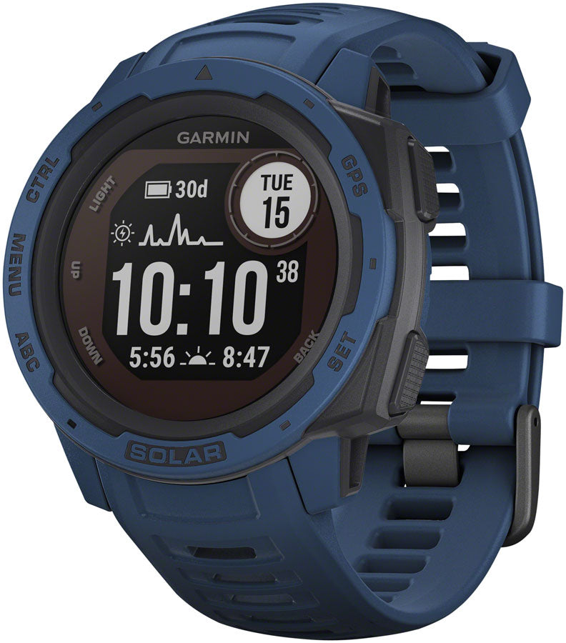 Garmin Instinct Solar GPS Watch - Tidal Blue