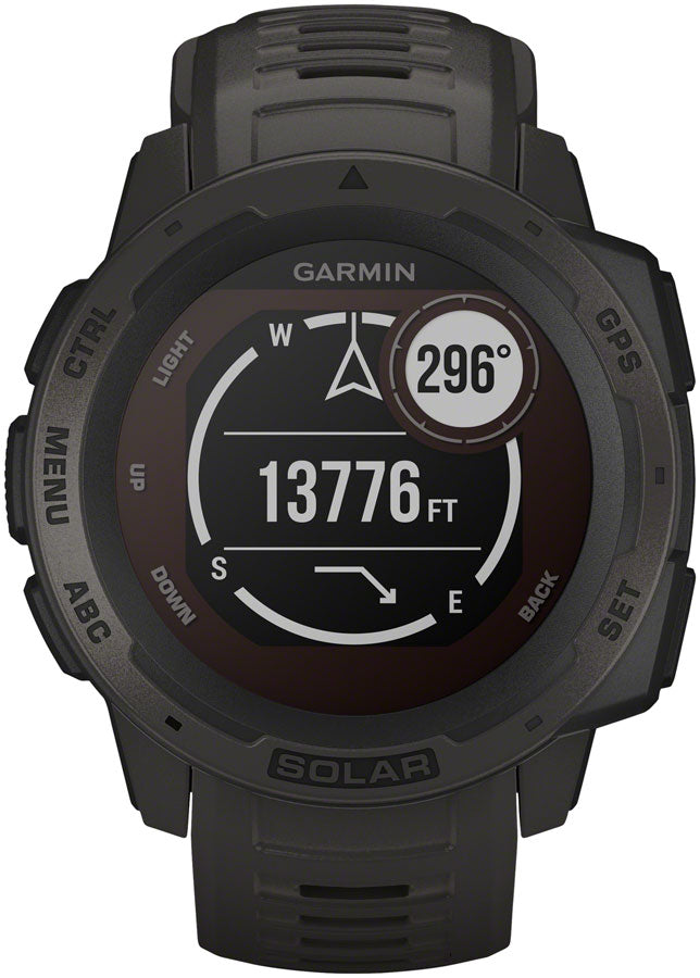 Garmin Instinct Solar GPS Watch - Graphite